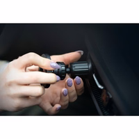 FORCELL F-GRIP PrecisionX magnetinis automobilinis laikiklis priekinio stiklo / prietaisų skydelio / oro angos tvirtinimui, suderinamas su MagSafe, juodas