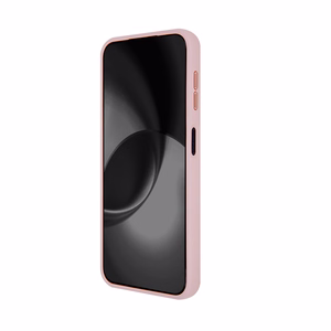 Satino elegantiškas dėklas iPhone 11 rožinis