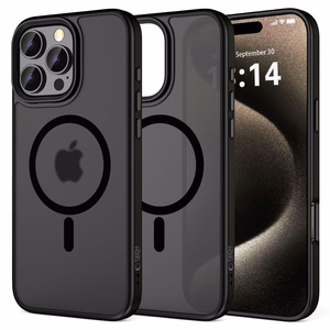 Tech-Protect MagMat Magnetinis dėklas telefonui iPhone 16 Pro - juodas
