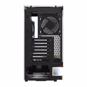 DarkFlash F1 ATX kompiuterio korpusas su 6 ventiliatoriais, baltas