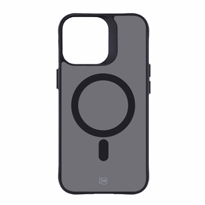 3mk dūminis magnetinis dėklas telefonui su MagSafe iPhone 15 Pro Max - pusiau skaidrus