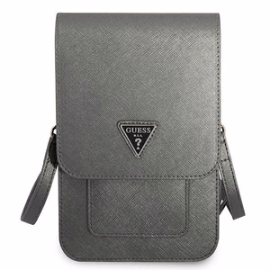 Guess rankinė GUWBSATMGR pilka Saffiano Triangle