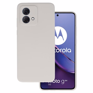 Silikoninis Lite dėklas telefonui Motorola Moto G84 5G titano spalva