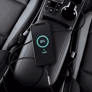 FORCELL F-ENERGY Carbon CB-01A kabelis USB A į Lightning 2,4A 12W 1 m juodas