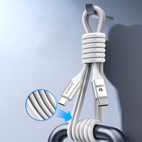 Orico CDX 100W 5A Power Delivery USB-C - USB-C 1m kabelis - baltas