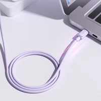 Joyroom Multi-Color Series A14 USB-C / USB-C 100W kabelis 1.2 m - violetinis