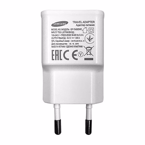 Samsung EP-TA50EWE 8W USB-A sieninis įkroviklis su MicroUSB kabeliu ECB-DU4AWE (Bulk - pakaitinė pakuotė) - baltas