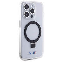BMW žiedo stovo M kolekcijos magnetinis dėklas telefonui iPhone 15 Pro Max - permatomas