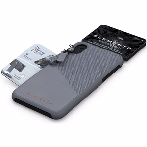Чехол Nordic Elements Original Hel для iPhone XS Max, с натуральной древесиной клёна, средне-серый