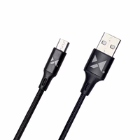Wozinsky Kabelis USB - microUSB 2,4A 1m juodas (WUC-M1B)