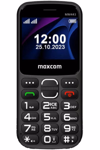 Maxcom MM 443 4G mobilusis telefonas, juodas