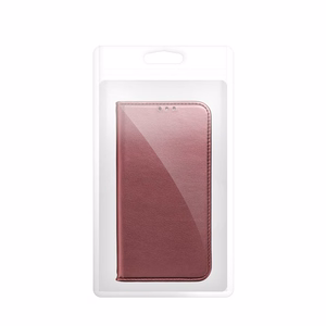 SMART MAGNETO knyginis dėklas telefonui SAMSUNG A25 5G burgundiškas