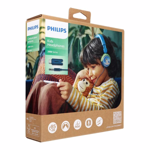 Philips гарнитура для детей (TAK2000CT) 3,5mm бирюзовый