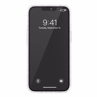 Adidas OR Apsauginis Skaidrus Dėklas Blizgučiai iPhone 13 Pro / iPhone 13 - Skaidrus Sidabras