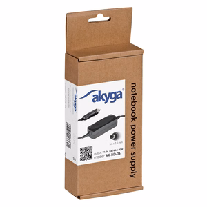 Akyga AK-ND-36 automobilio nešiojamojo kompiuterio maitinimo blokas skirtas Asus / Toshiba 19V 4,74A 90W 5,5x2,5mm