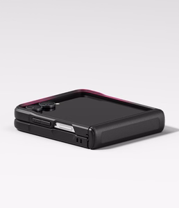 Ringke Onyx Flap MagSafe dėklas, skirtas Samsung Galaxy Z Flip 8 – juodas