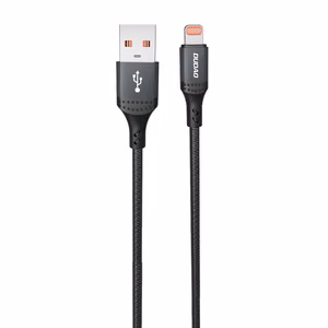 Dudao L3SL 3A 30W Плетёный кабель USB-A - Lightning 1.2m - чёрный