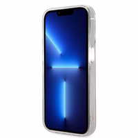 Rinkinys Guess GUBPP14LH4EACSP dėklas + įkroviklis iPhone 14 Pro 6.1" rožinis/rožinis kietas dėklas 4G Print Magnetinis