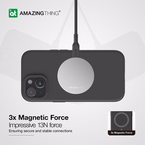 Amazing Thing Smoothie Magsafe dėklas 8FT IP156.7SMBK Iphone 15 Plus juoda