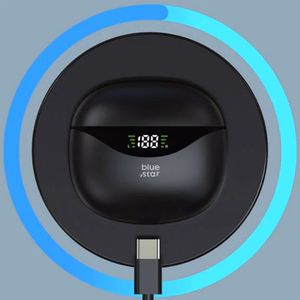 Belaidės ausinės Blue Star T60 TWS juodos