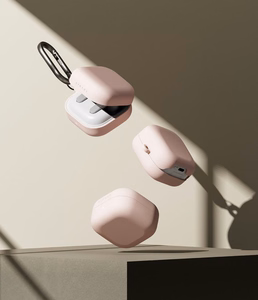 Ringke Silicone dėklas skirtas Samsung Galaxy Buds 4 / 4 Pro rožinis