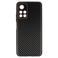 TEL PROTECT Leather Carbon dėklas telefonui Xiaomi Redmi Note 11 5G/Note 11S 5G/Poco M4 Pro 5G juodas