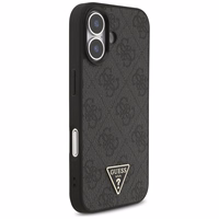 Guess 4G Dirželis Triangle Logo MagSafe dėklas for iPhone 17 - juodas
