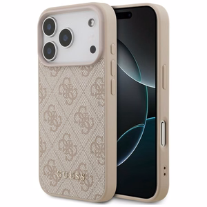 Guess 4G Classic dėklas, skirtas iPhone 17 Pro / 18 Pro – rožinis