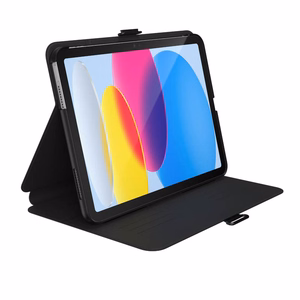 Speck Balance Folio atverčiamas dėklas, skirtas iPad 11" (2025) / 10.9" (2022), su Microban antimikrobine apsauga ir magnetine atrama, juodas