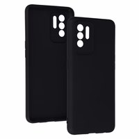 Matinis galinis dėklas telefonui OPPO RENO 5Z 5G juodas