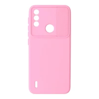 Camshield Soft dėklas telefonui Motorola Moto E7 Power/E7i Power šviesiai rožinis