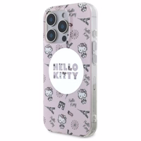 Hello Kitty IML Visur Paryžius magnetinis dėklas iPhone 16 Pro Max - rožinis