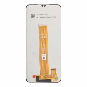 Ekranas Samsung A12 A125 / A12s A127 / A02 A022 / M02 M022 su lietimui jautriu stikliuku juodas ORG