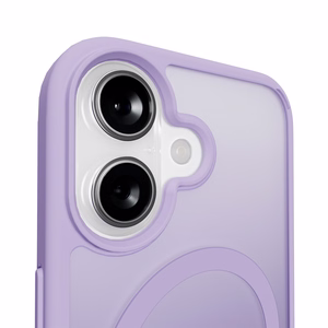 Puro Gradient TPU magnetinis dėklas telefonui iPhone 17 - rožinis