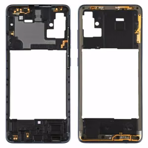 Средний корпус Samsung A515 A51 Black с боковыми кнопками оригинальный (used Grade B)