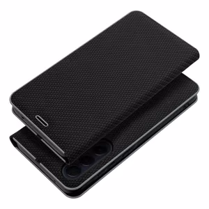 Чехол-книжка для Samsung S9 PLUS Luna Book Carbon чёрный