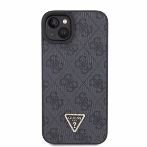 Guess case for iPhone 15 Plus 6,7" GUHCP15MP4TDSCPK black hardcase Crossbody 4G Metal Logo