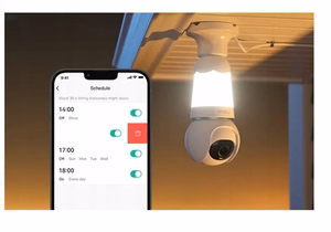 2in1 lemputė ir 360° lauko WiFi kamera IMOU Bulb Cam 5MP