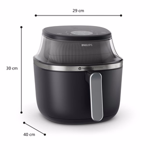 Philips 3000 series NA322/00 fryer Single 4.2 L Stand-alone 1400 W Hot air fryer Copper, Black