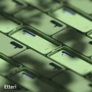 Etteri silikoninis dėklas telefonui Samsung Galaxy S24 - šviesiai žalias