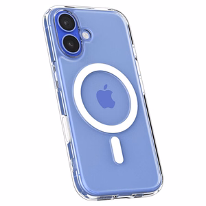 Spigen Ultra Hybrid "T" Magnetinis iPhone 16 dėklas - Baltas