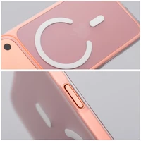 Dėklas GO ORANGE, suderinamas su "MagSafe", skirtas IPHONE 17 Pro, skaidrus