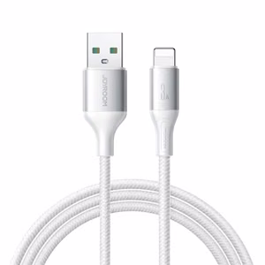 Joyroom S-A28 Flash Series 3A USB-A - Lightning laidas 1 m - baltas