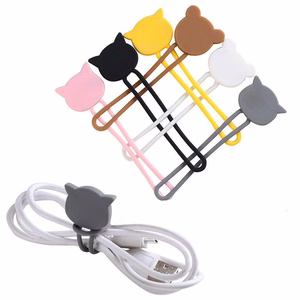 Silicone cable reel - yellow