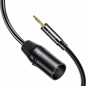 Orico AXKF mini jack 3.5 mm to XLR female audio cable 5 m - black