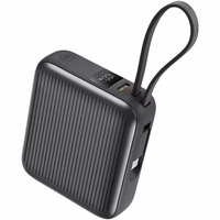 PowerBank Energea Integra Mini 35 10000mAh kabel USB-C PD35W pilkas