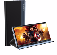 New Sleep dėklas Xiaomi Redmi Note 12 Pro+ su stovu mėlyna