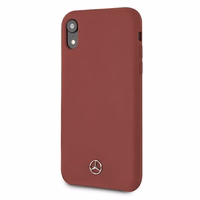 Mercedes Silikono linijos dėklas iPhone Xr - raudonas