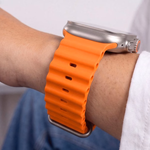 TECH-PROTECT ICONBAND PRO APPLE WATCH 4 / 5 / 6 / 7 / 8 / 9 / SE / ULTRA 1 / 2 (42 / 44 / 45 / 49 MM) ORANŽINIS