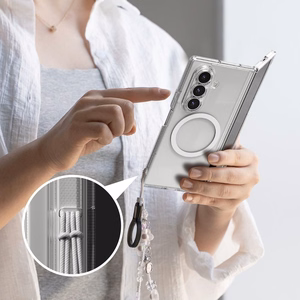 Ringke Fusion magnetinis MagSafe dėklas Samsung Galaxy Z Fold 7 - skaidrus